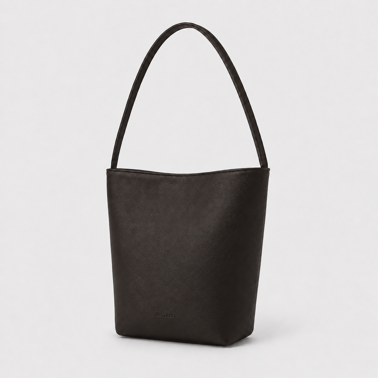 The Corner Bag in dark brown